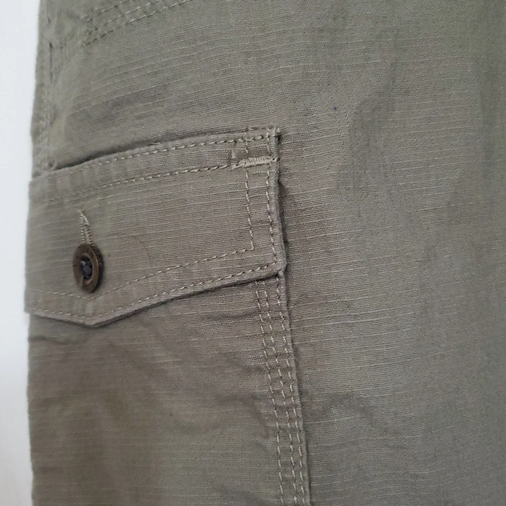 Cute L.L. Bean Khaki Knee-Length Short Skirt, XL, 14-16 - Picture 3 of 5